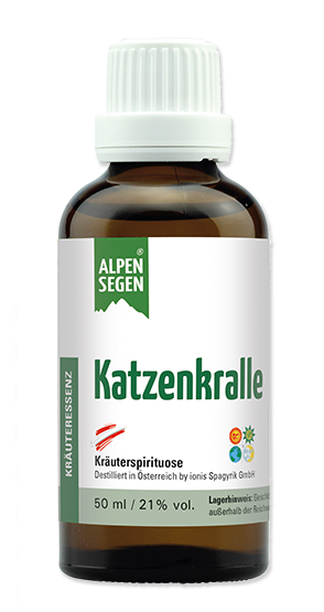 Alpensegen® Katzenkralle Kräuterspirituose (50 ml)