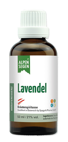 Alpensegen® Lavendel Kräuterspirituose (50 ml)