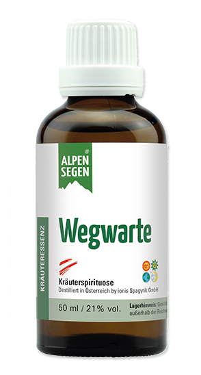 Alpensegen® Wegwarte Kräuterspirituose (50 ml)