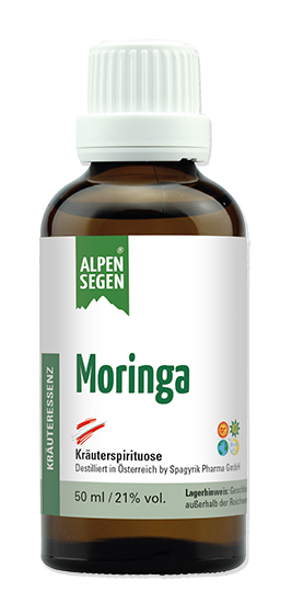 Alpensegen® Moringa Kräuterspirituose (50 ml)