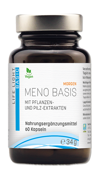 Meno Basis morgen - Pflanzenstoffe und Pilze für die Frau (60 Kapseln)